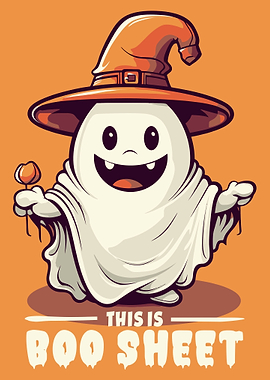 This boo sheet halloween