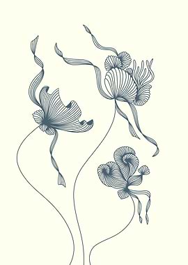 Floating seashells no 1