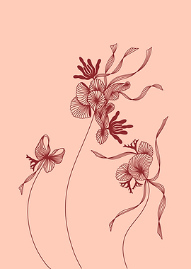 Floating seashells no 3