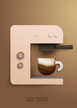 Coffee machine art