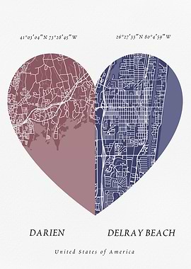 Darien and Delray Beach