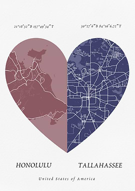 Honolulu and Tallahassee