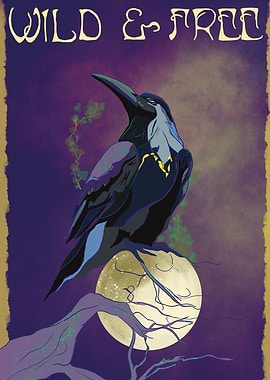 Wild and Free raven