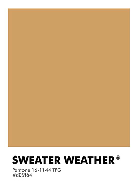 PANTONE SWEATER WEATHER