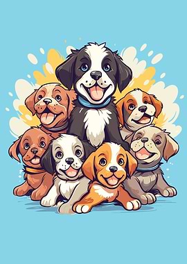 Dog Kawaii Animals