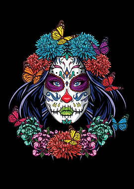 La Catrina Los Muertos Day