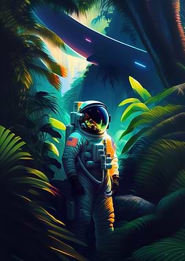 Astronaut In The Jungle