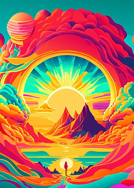 Psychedelic Landscape