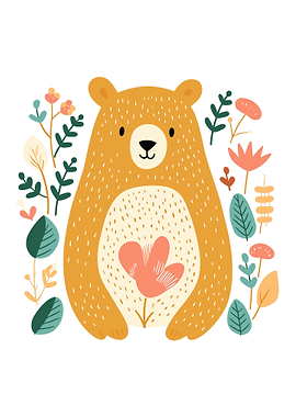 Bear Cute Boho
