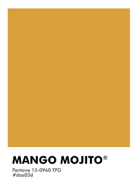 PANTONE MANGO MOJITO