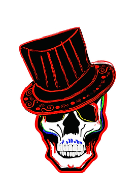 Happy Halloween Skull vect