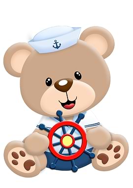 Baby Bear Boy Kids Sea P1