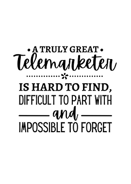 telemarketer appreciation