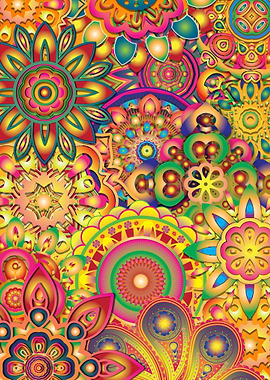 Psychedelic Mandala 8