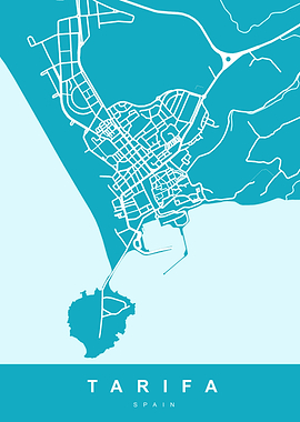 MAP TARIFA SPAIN