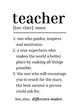 Teacher Funny Dictionary