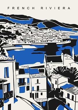 French Riviera Modern Art