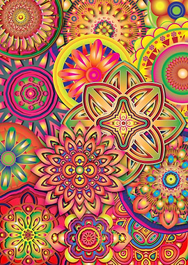 Psychedelic Mandala 7