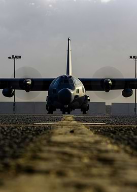 AC 130 take off