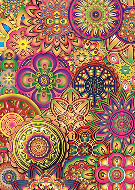 Psychedelic Mandala 6
