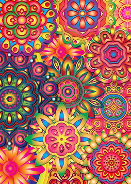 Psychedelic Mandalas 3