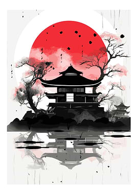 Japan Pagoda Nippon Sun