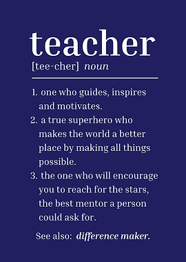 Teacher Funny Dictionary