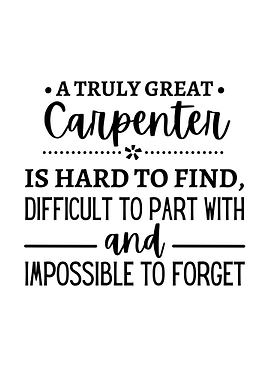 carpenter appreciation