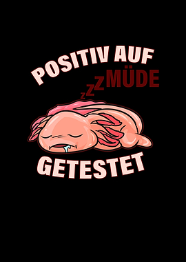 Axolotl Lustig Schlafmtze