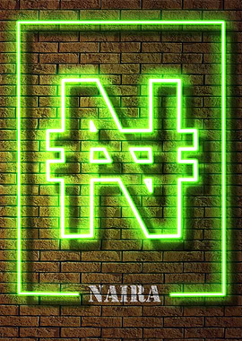 NEON NAIRA SIGN