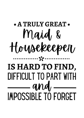 maid and housekeeper
