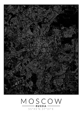Moscow City Map