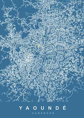 MAP YAOUNDE CAMEROON