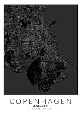 Copenhagen City Map