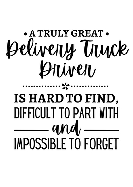 delivery truck driver