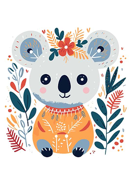 cute koala boho animal
