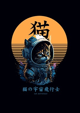 Cat Kitten Asronaut