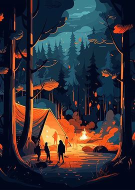 The Mountain Campfire