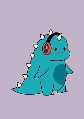 green dinosaur animal