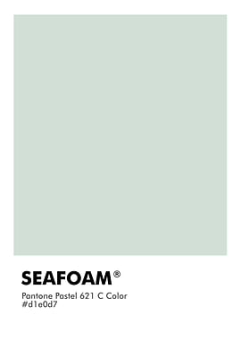 PANTONE SEAFOAM