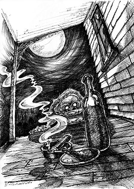 Wine and Cigar Thief