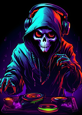 Hip Hop DJ Grim Reaper