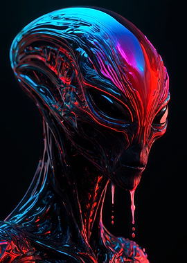 portrait of alien