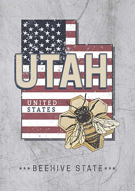Utah Bee Map United States