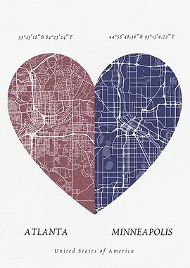 Atlanta and Minneapolis