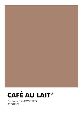 PANTONE CAF AU LAIT