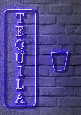 A Neon Tequila Sign