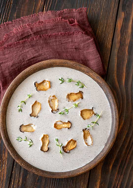 Cream of mushroom soup