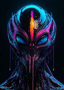 portrait of alien shapeshi