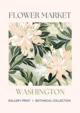 WASHINGTON flower market